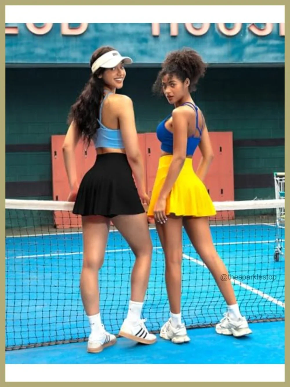 Women's Pleated Tennis Skirt High Waisted Athletic Skort with Pockets Built-In